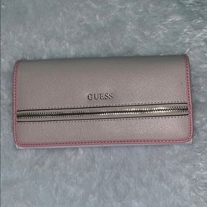 Guess pink wallet
